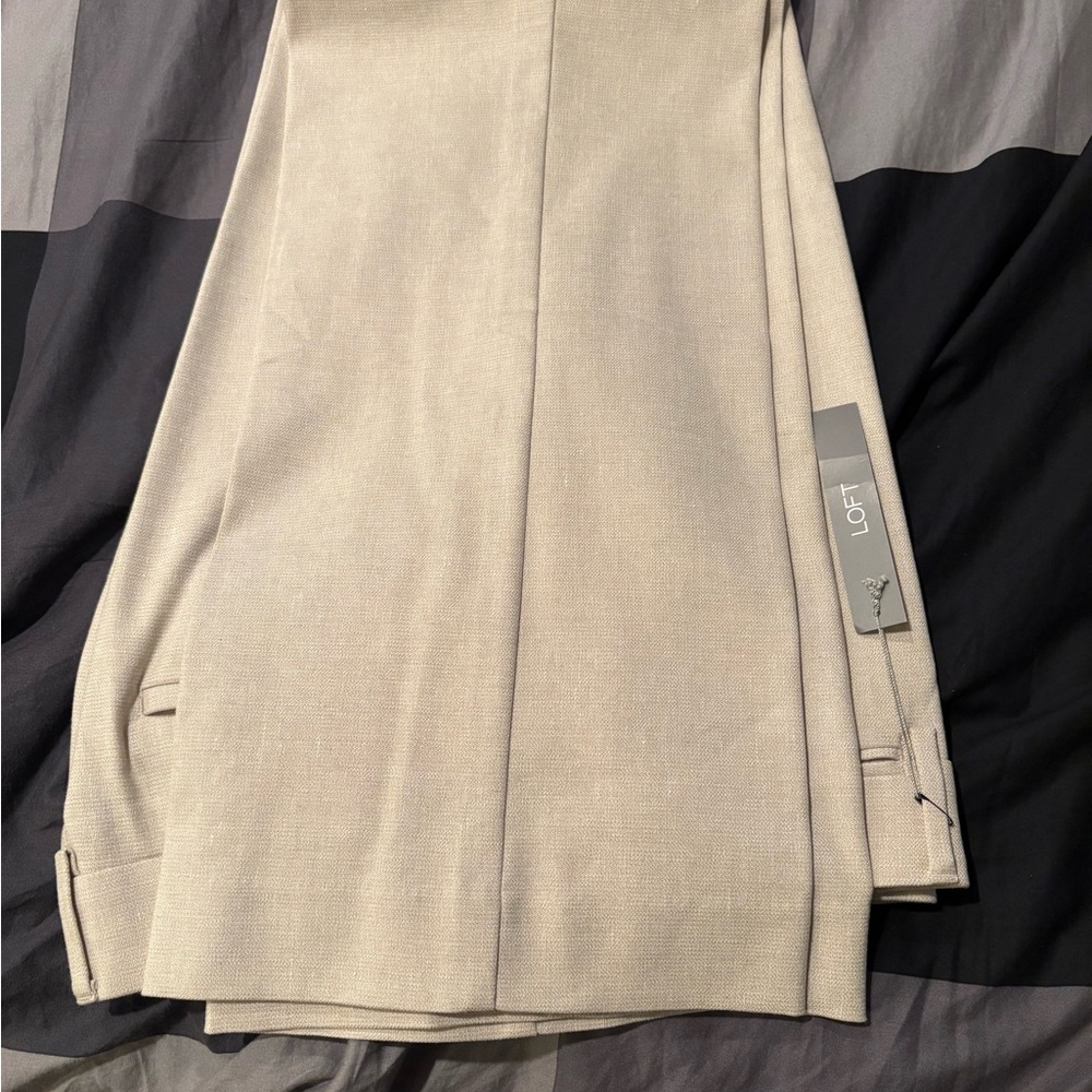 NWT LOFT Beige Trousers